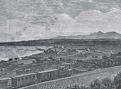 Στις 19 Απριλίοπυ  1882   τίθεται σε λειτουργία η σιδηροδρομική γραμμή Πελοποννήσου