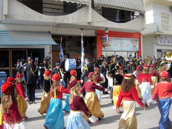 Ο  εορτασμός της εθνικής επετείου της 25ης Μαρτίου στην Αιγείρα