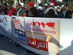 Ο Β. Χατζηλάμπρου στο Παγκόσμιο Κοινωνικό Φόρουμ στην Τυνησία 