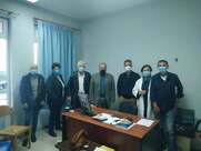 Συνάντηση του βουλευτή Αχαΐας Κώστα Μάρκου και συνεργάτιδα της βουλευτού Αχαΐας Σίας Αναγνωστοπούλου με  το σωματείο εργαζομένων Γ.Ν. Ανατολικής Αχαΐας (Αιγίου), «Ο Ασκληπιός»