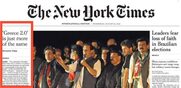 Ηχηρή απάντηση NYT στις αθλιότητες Μητσοτάκη: Στο πρωτοσέλιδο της διεθνούς έκδοσης το άρθρο-κόλαφος