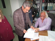 Κατατέθηκε τα ψηφοδέλτια της παράταξης "ΜΠΡΟΣΤΑ για την Αιγιάλεια" του Τάκη Παπακωνσταντινόπουλου