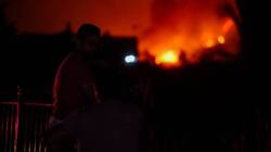 Ολονύχτια μάχη με τις φλόγες στην Πάτρα.Εκκενώθηκαν οικισμοί.