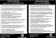 Δεν θα επιτρέψουμε να πραγματοποιηθεί στην Αθήνα, η νεοναζιστική φιέστα που ανακοίνωσαν οι νεοναζί όλης της Ευρώπης την 1η Νοέμβρη