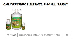 Σταμάτησε η χρήση δραστικών ουσιών chlorpyrifos/chlorpyrifos methyl