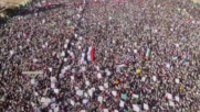 Τεράστια συγκέντρωση στην πρωτεύουσα της Υεμένης μετά την επίθεση ΗΠΑ και Βρετανίας σε στόχους Χούθι