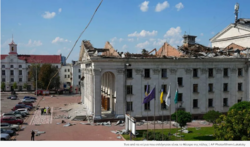 Πύραυλος σκόρπισε τον θάνατο στη βόρεια Ουκρανία