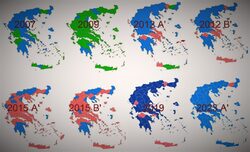 Οι εκλογές των τελευταίων 16 ετών δείχνουν ότι τίποτα δεν είναι δεδομένο (εκλογικοί χάρτες)