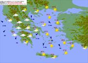 Γενική πρόγνωση καιρού Ελλάδος (3-7 ημερών)