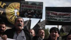 Συλλαλητήριο από τους παραγωγούς λαϊκών αγορών στο Σύνταγμα [Φωτογραφίες]