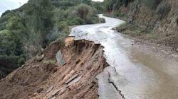 Προβλήματα από την κακοκαιρία σε Ήπειρο, Πάτρα και Τρίκαλα - Kαταπτώσεις βράχων στην Καρδίτσα