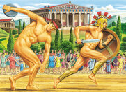 Οι Ολυμπιακοί Αγώνες πρωτάρχισαν το 776 π.Χ. στην Ολυμπία