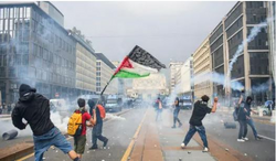 Ιταλία: Συγκρούσεις με την αστυνομία στην Γενική Απεργία σε ένδειξη αλληλεγγύης στους Παλαιστίνιους