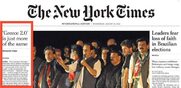 Ηχηρή απάντηση NYT στις αθλιότητες Μητσοτάκη: Στο πρωτοσέλιδο της διεθνούς έκδοσης το άρθρο-κόλαφος